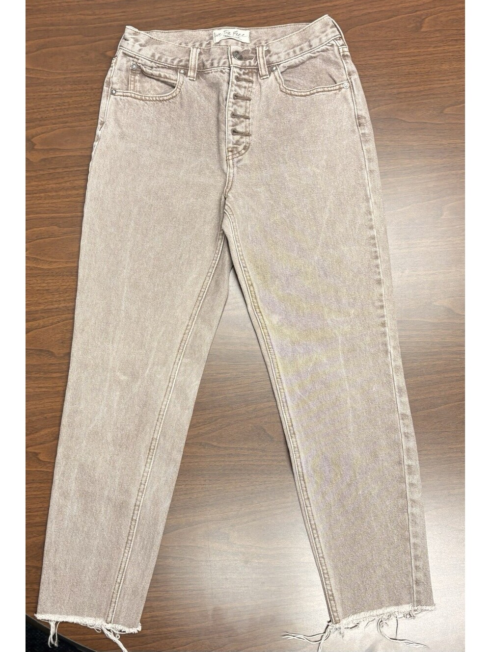 We The Free Twenty Six High Waist Jeans in Light Brown